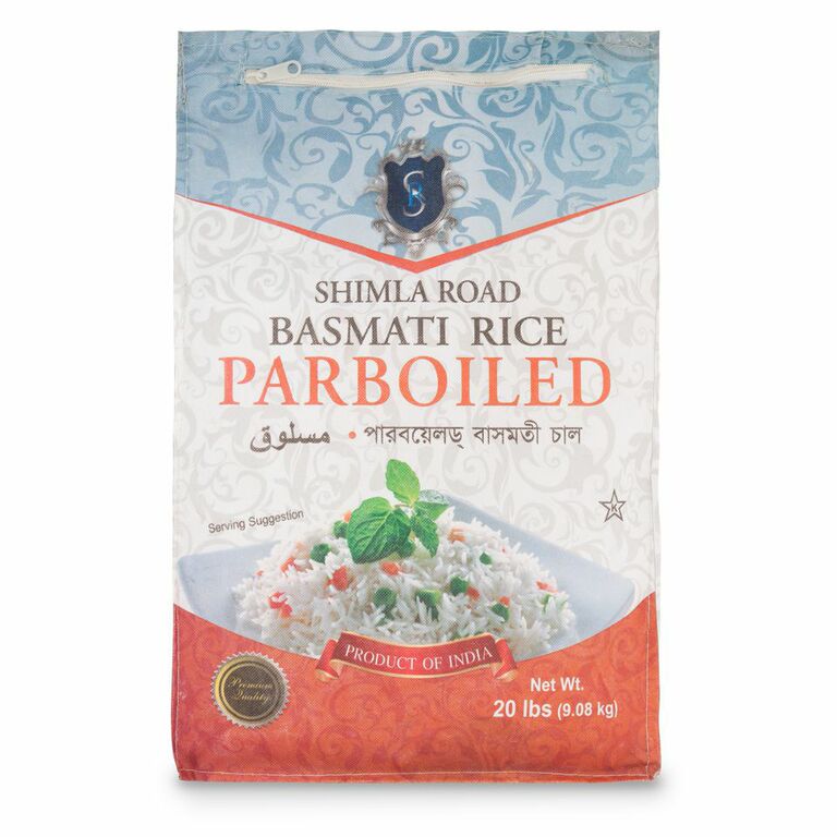 Shimla Road Parboiled Basmati Rice (Creamy Color Grain)